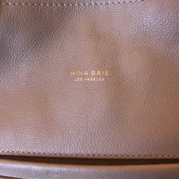 MINA BAIE Emmy Full Taupe Backpack Satchel Crossbody Travel Bag Diaper Bag - Picture 7 of 11